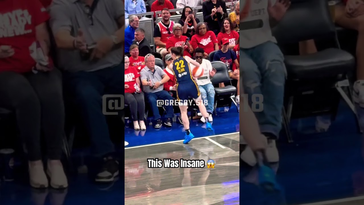 ⁣Caitlin Clark is CRAZY 😱#caitlinclark #basketball #wnba