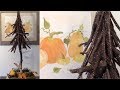 Sparkly Wood Tree DiY |Autumn and Winter