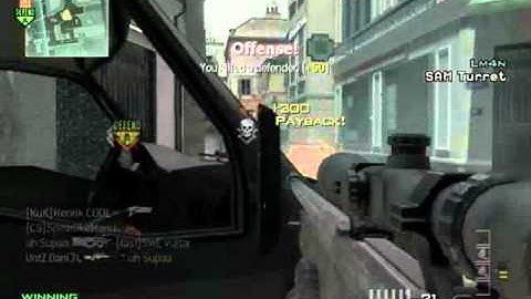 first  MW3 clip, triple feed sniper.