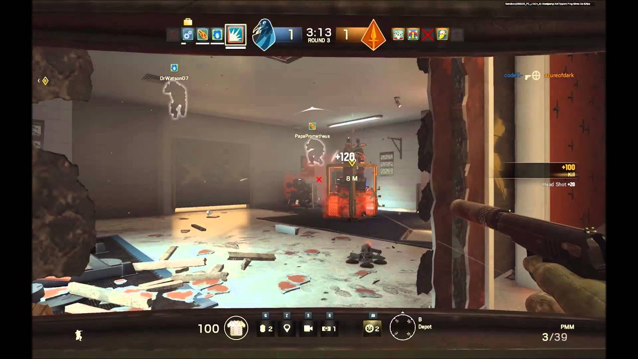 Rainbow Six Siege Beta 2015-10-04 01:49:27:158 Fuze House 3 Kills