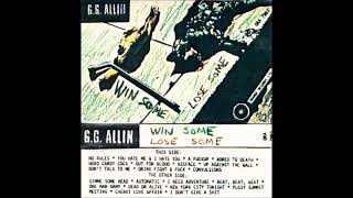 GG Allin - Win Some Lose Some - Cassette (Orange Records Ltd. 1983)