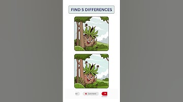 Hard Level: Spot 5 Differences | Brain Game Challenge #shorts