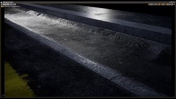 Horizontal Waterflow - Rain Material Testing