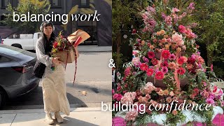 a day in the life of a florist | designing for betsey johnson