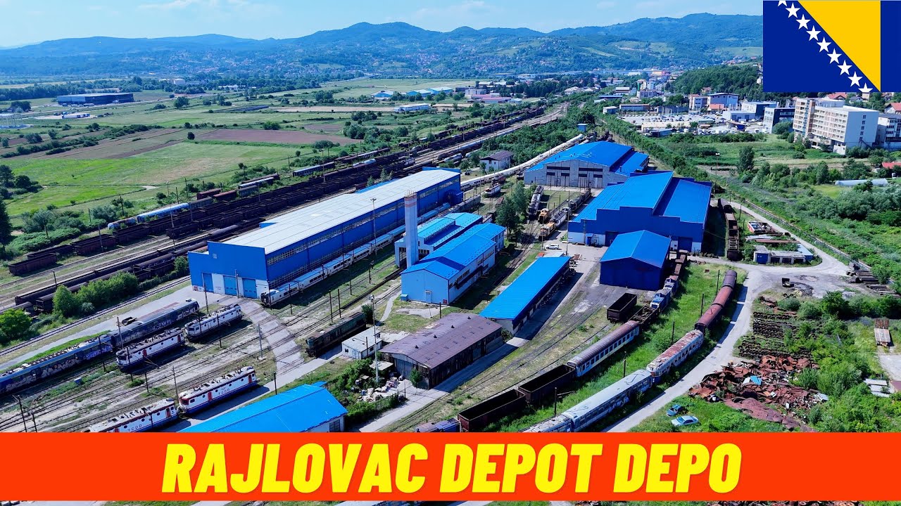 Rajlovac Train Depot - Aerial Views of Sarajevo’s Historic Railway ...