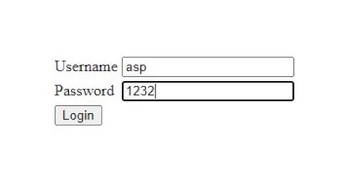 Create login page Asp.net (visual studio 2019).#Part 1