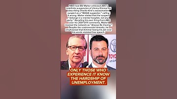 Bill Maher: “Jimmy Kimmel Said the Wrong Thing, But He Shouldn