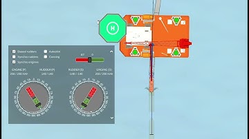 NavSimulator: Stopping an ASD Ship