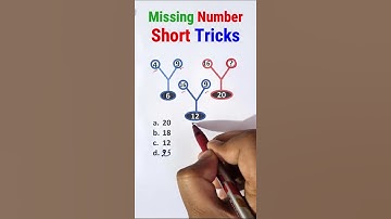 Q.268 Find the Missing Number #shorts #ssccgl #sscchsl #ssc #sscgd #sscmts #ssc_cgl #sss #bank