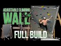 Building an Adjustable Home Climbing Wall During Isolation - 12ft Bouldering Wall - Full Build Video