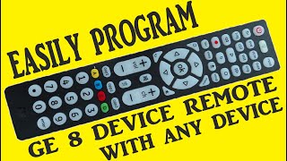 Program GE Ultra Pro 8 Device Universal Remote 40069 with TV screenshot 5