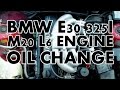 BMW E30 325i Oil Change (How To)