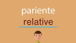Cómo se dice pariente en inglés