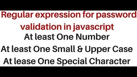 create a strong password client side using javascript (RegExp)