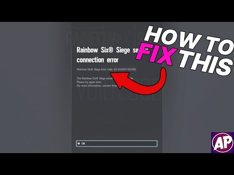 How to FIX Rainbow Six Siege Server Connection Error