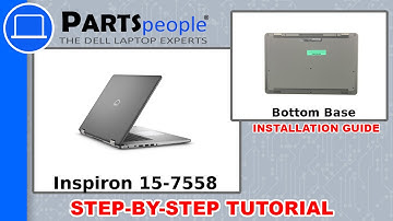 Dell Inspiron 15-7558 (P55F001) Bottom Base How-To Video Tutorial