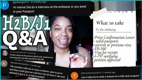 H2B and J1 Q&A || JAMAICAN YOUTUBERS