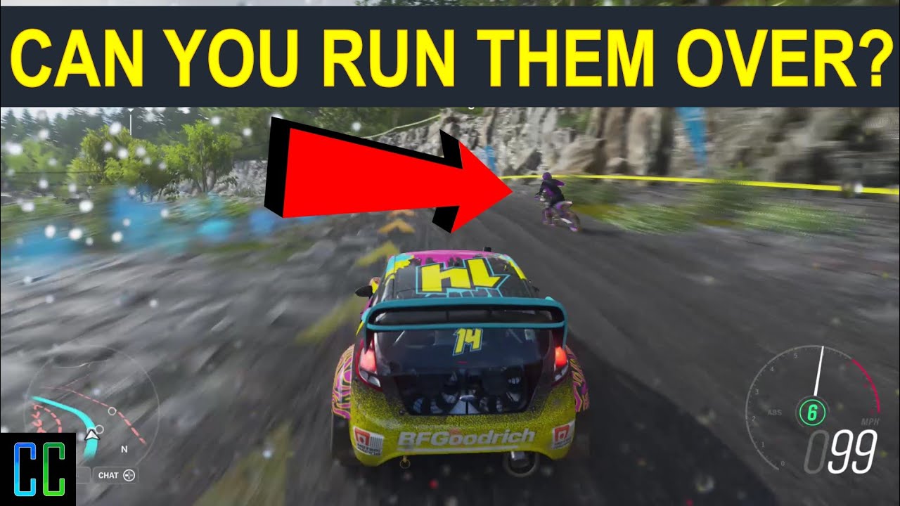 What Happens If You Try To Run Over The Motocross Bikes During The