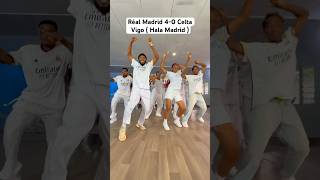 Real Madrid 4 - 0 Celta Vigo ( Best Dance Celebrations ) Hala Madrid Y Nada Mas #realmadrid #dance