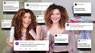 OUR UPDATED CURLY HAIR ROUTINES FOR VOLUME + ANSWERING YOUR MOST FAQ