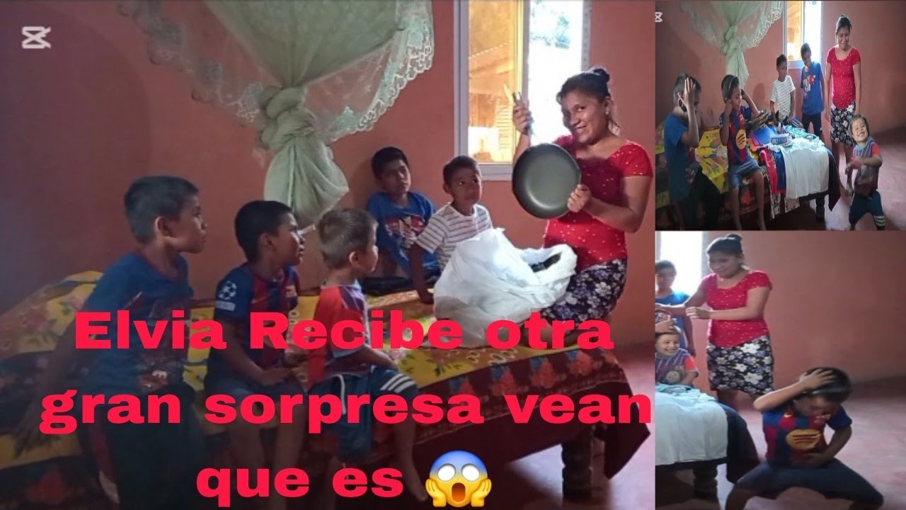 🤗Suscriptores yegan a visitar a Elvia y vean que gran regalo le entregan todos muy felices 🤗