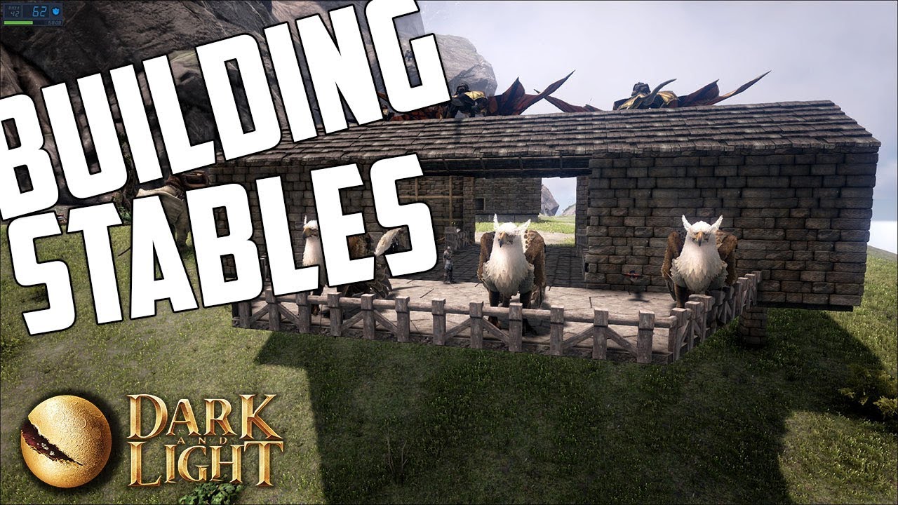 Dark and Light - Building Stables! [Dark and Light Gameplay Ep 12]
