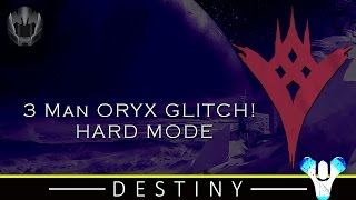 3 Man oryx kill breaks destiny