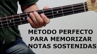 Video thumbnail of "Método perfecto para APRENDER las NOTAS SOSTENIDAS en tu BAJO"