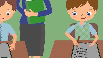 my first blender 2.8 grease pencil 2d animation - classroom