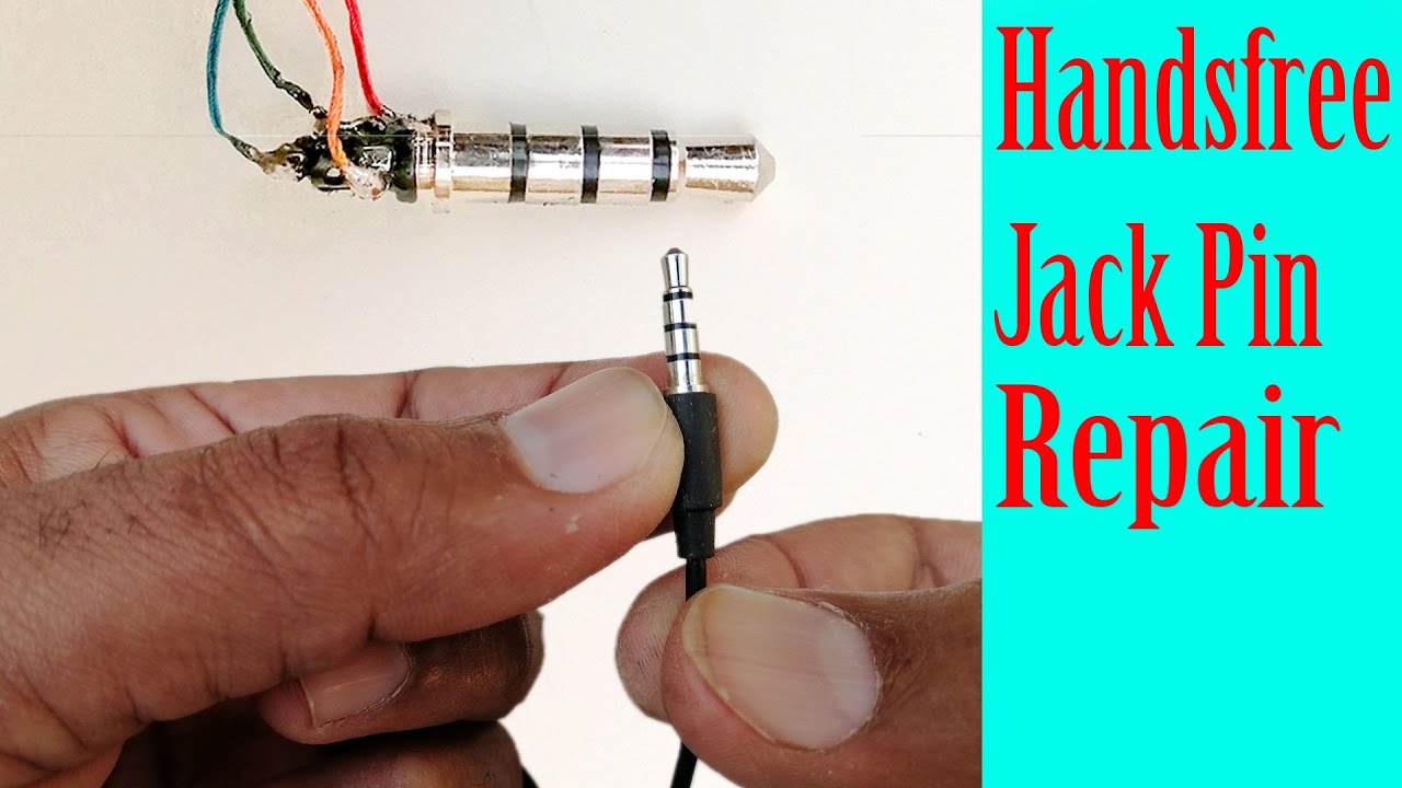 How to repair Earphone Headphone Handsfree AUX Jack pin