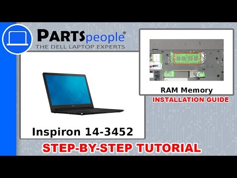 Dell Inspiron 14 3452 P60g003 Memory How To Video Tutorial Youtube