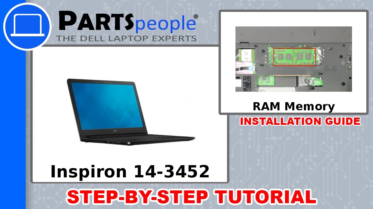 Dell Inspiron 14 3452 P60g003 Memory How To Video Tutorial Youtube