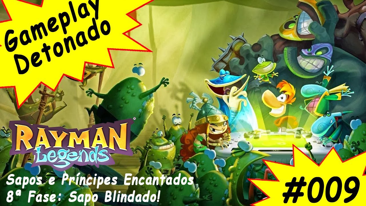 Rayman Legends (PS3) #18 - Sapos e Príncipes Encantados - Sapo Blindado! -  YouTube