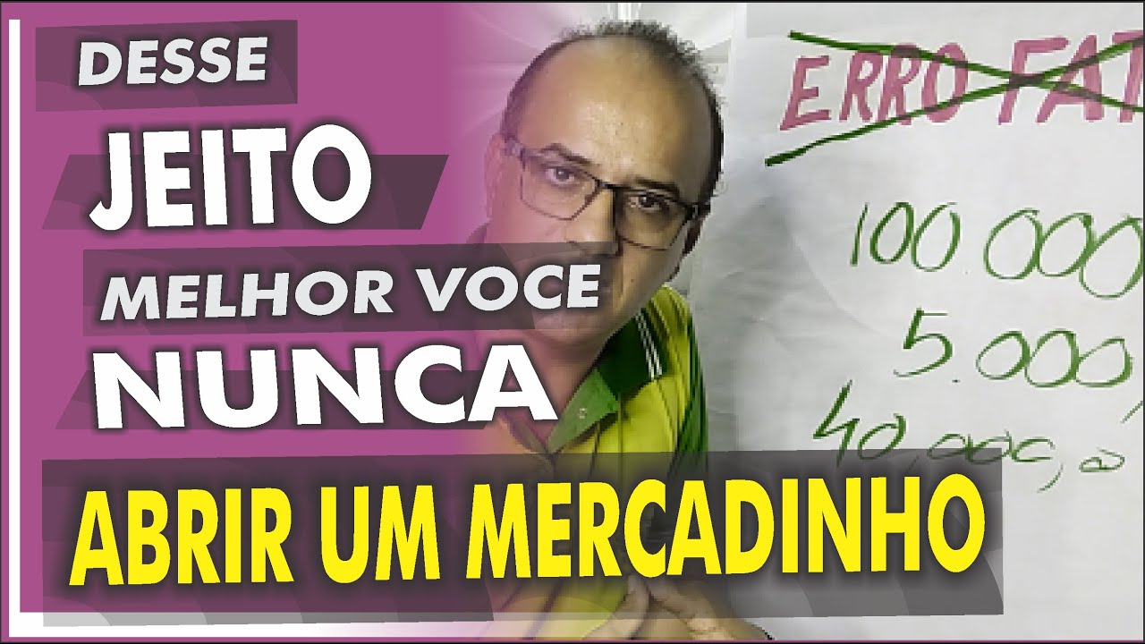 CUIDADO! Desse jeito, melhor NUNCA abrir um mercadinho