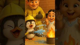 Octy &amp; Chista Visit the Firefighters 🚒 | Kids Learn About Fire Safety