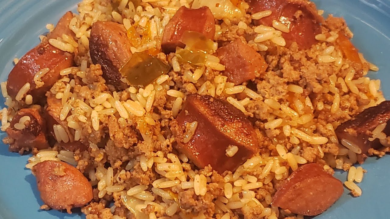 DIRTY RICE WITH SMOKED SAUSAGE!! YouTube