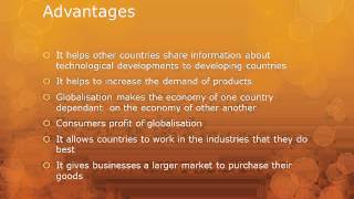 The Advantages and Disadvantages of Globalization