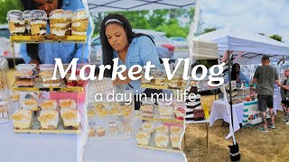Summer Farmers Market BAKERY SETUP | BEATING THE HEAT | How To SELL OUT with Competitors & Bakeries