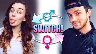 GENDER SWITCH... What Would We Look Like!?  (FaceApp)