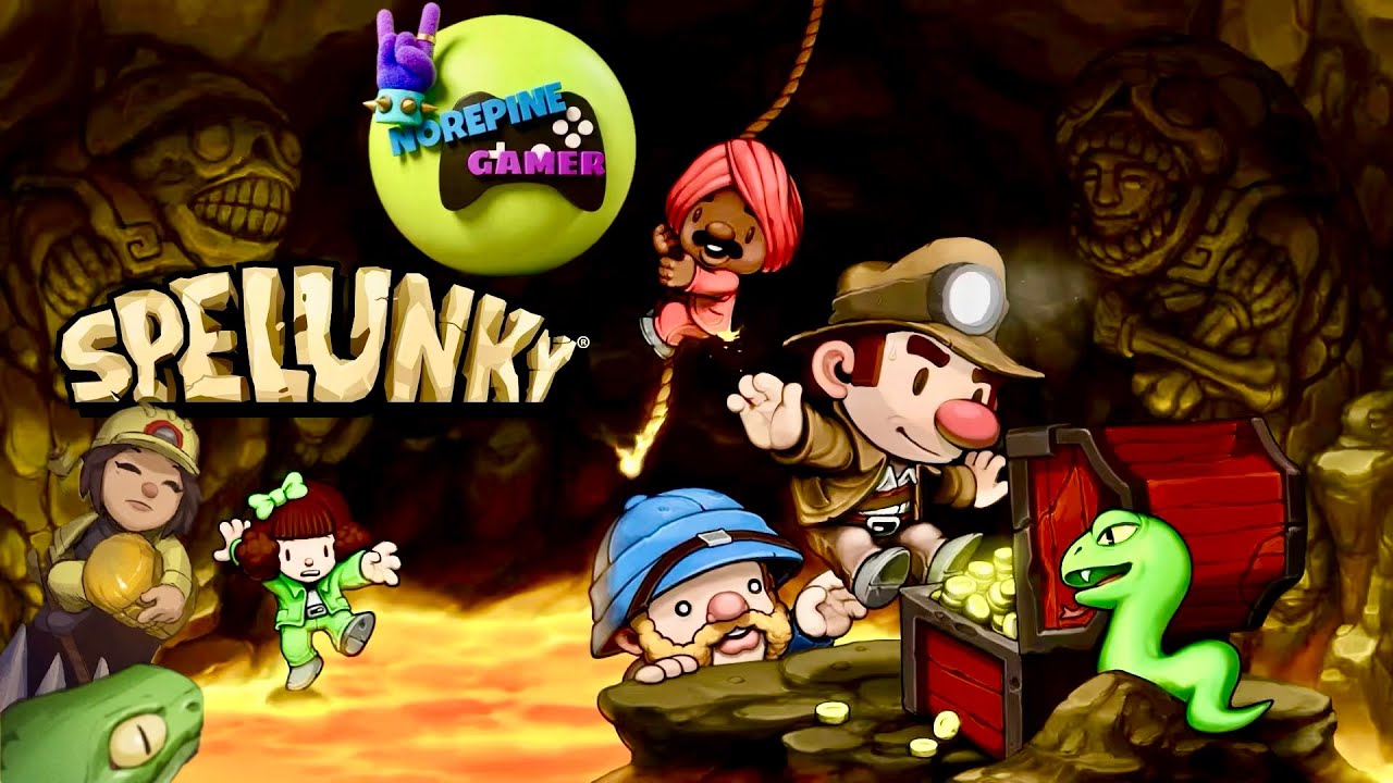 🐶 Rescued the Pug Dog! in Spelunky 🐍 & got killed by a Sussy Snake + Rage quit in 4K (jkjk)#pcgaming