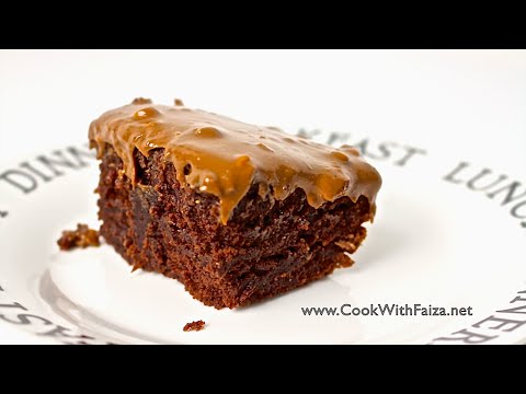 CHOCOLATE WACKY CAKE-EGG FREE *COOK WITH FAIZA*