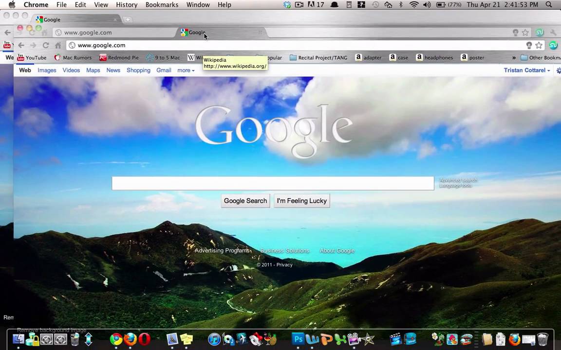 Google Chrome Tweak: Turn a Tab into a Seperate Window - YouTube