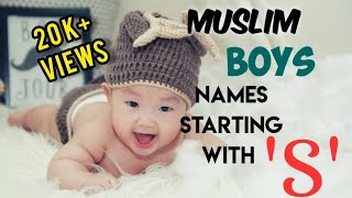 Muslim baby boys' names starting with 'S' (with meaning) screenshot 2