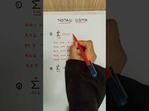 Notasi Sigma #sigma#notasisigma
