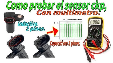 Como probar el sensor ckp, con multimetro de cualquier vehículo.