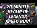 Doctor Doom 20 Minute Realm of Legends Speed Run With 5 Star Rank 5! - Marvel Contest of Champions