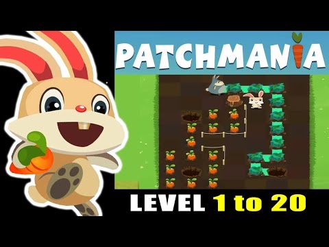 Patchmania - A Puzzle About Bunny Revenge Level 1 to 20 ios gameplay : So Cute & Addictive Puzzle