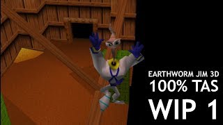 [TAS] WIP 1 (100% TAS) | Earthworm Jim 3D Tas Earthworm Jim 3d 100 In 1 07 45