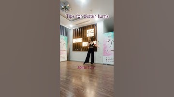 Tips giúp các bước xoay vững và đẹp hơn | three step turn & spiral turn