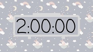 ⏳ 2-Hour Countdown Timer – Simple Beeps 🎯✨ | Focus Gently & Stay on Track! 🚀📚 Wealth